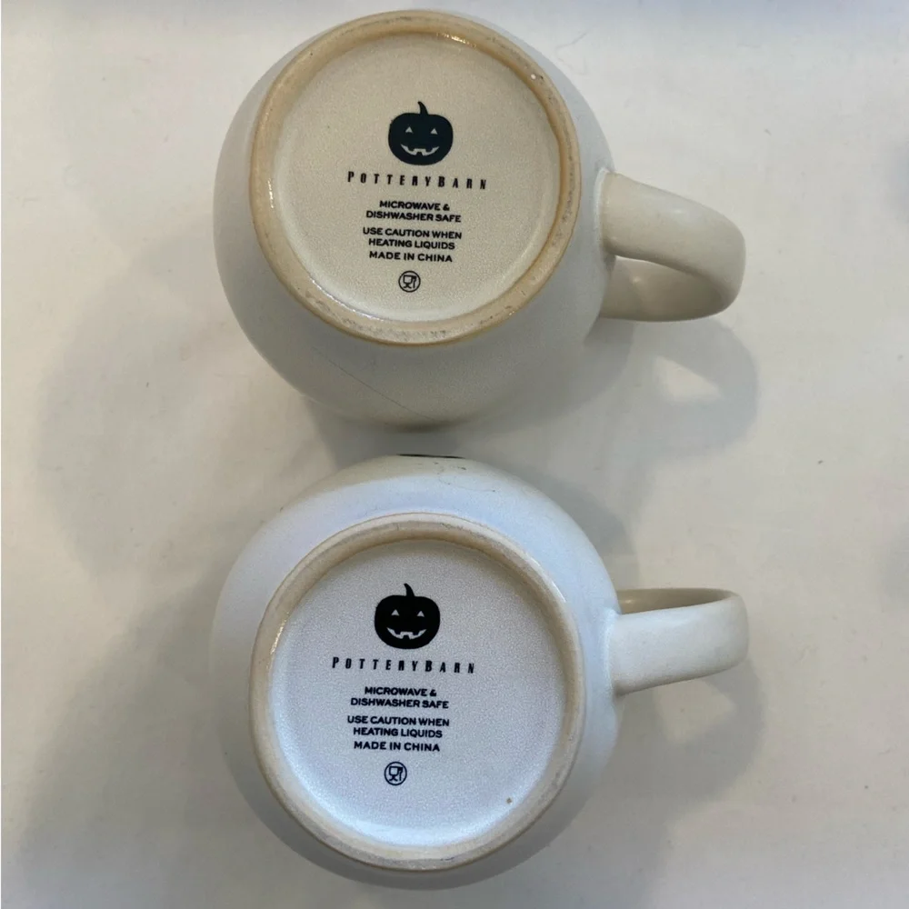 (2) Pottery Barn mugs